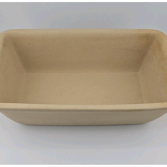 Pampered Chef Stoneware Loaf Pan Bread Meatloaf Made in USA Family Heritage - Picture 11 of 12